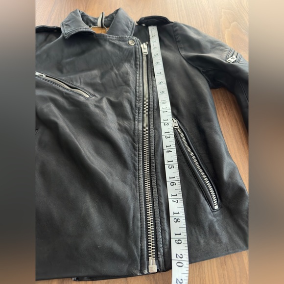 Topshop Faux Leather Biker Jacket - Picture 9 of 15